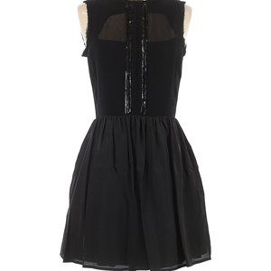 Jessica Simpson Fit & Flare Black Cocktail Dress Sz 8